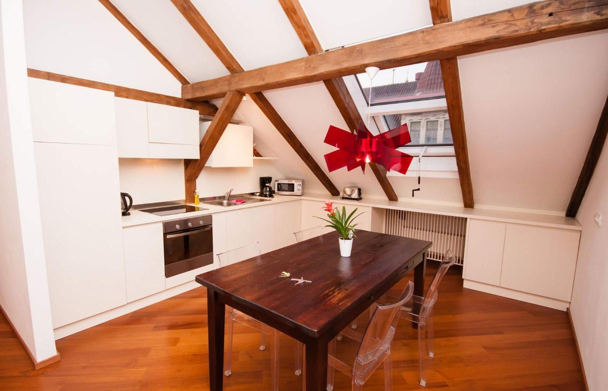 Luxury Loft Lägenhet Prag Rum bild