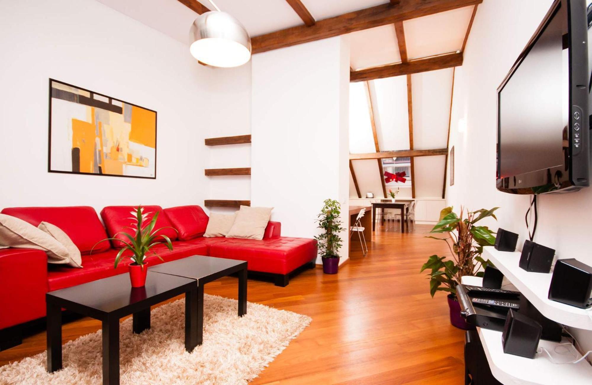 Luxury Loft Lägenhet Prag Rum bild